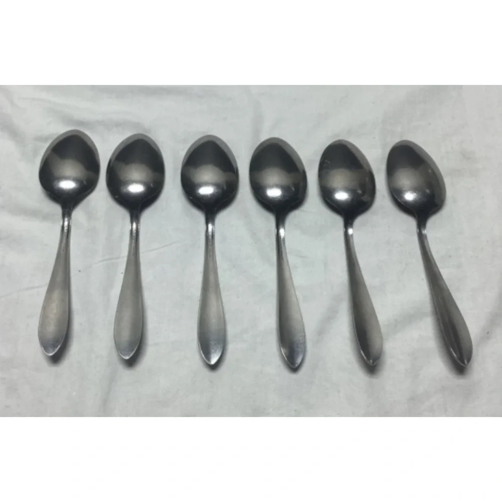 Vintage Wallace Stainless Steel Silverware Set New Day Fork Spoon Knife